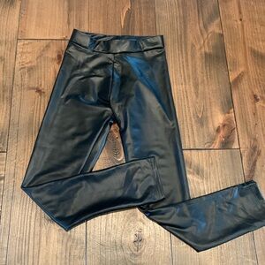 Girls Zara faux leather leggings | Size 9
